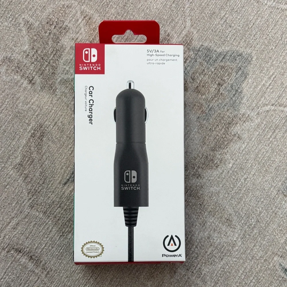 Nintendo Switch Car Charger for High Speed Charging for Controller and Console